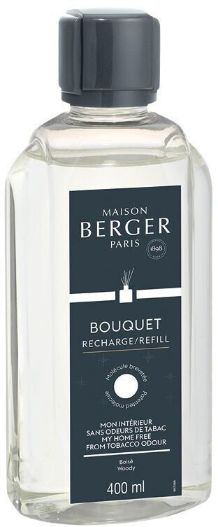 Maison Berger Paris ParisRefill Pack for Fragrance Bouquet, Odor-Inhibiting, 400ml - Fragrance My Interior without Tobacco Smell