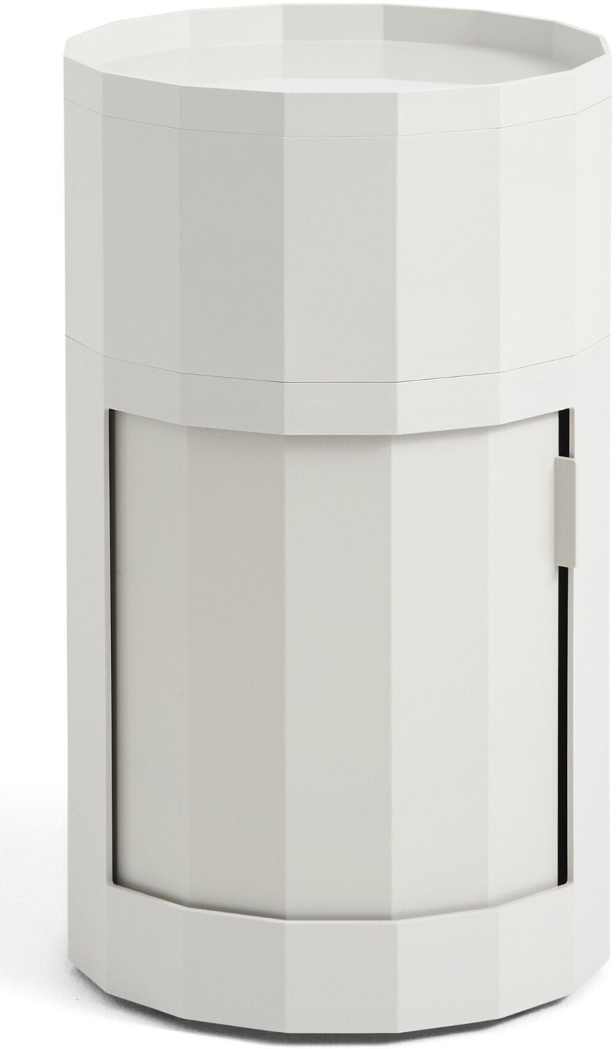 HAY Facet Cabinet High Ø38x66 cm misty grey
