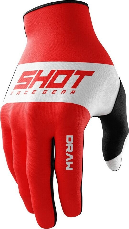 Shot Draw Sky Motocross Gloves red