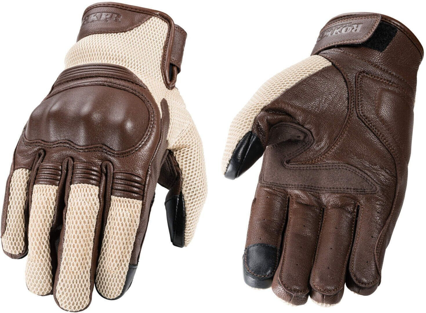 Rokker Austin Mesh Gloves beige