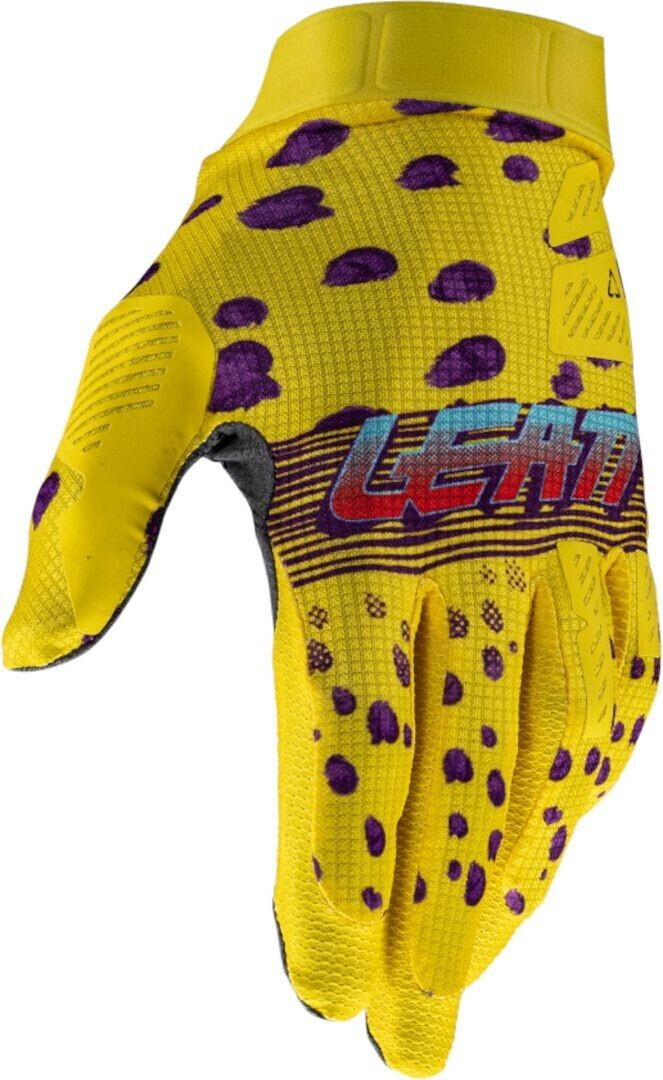 Leatt 1.5 GripR Cheetah 2025 Motocross Gloves yellow