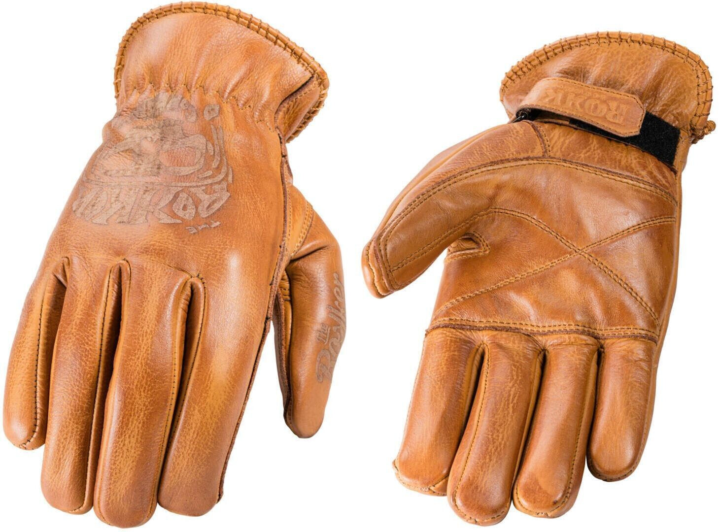 Rokker Tattoo Skull Gloves beige