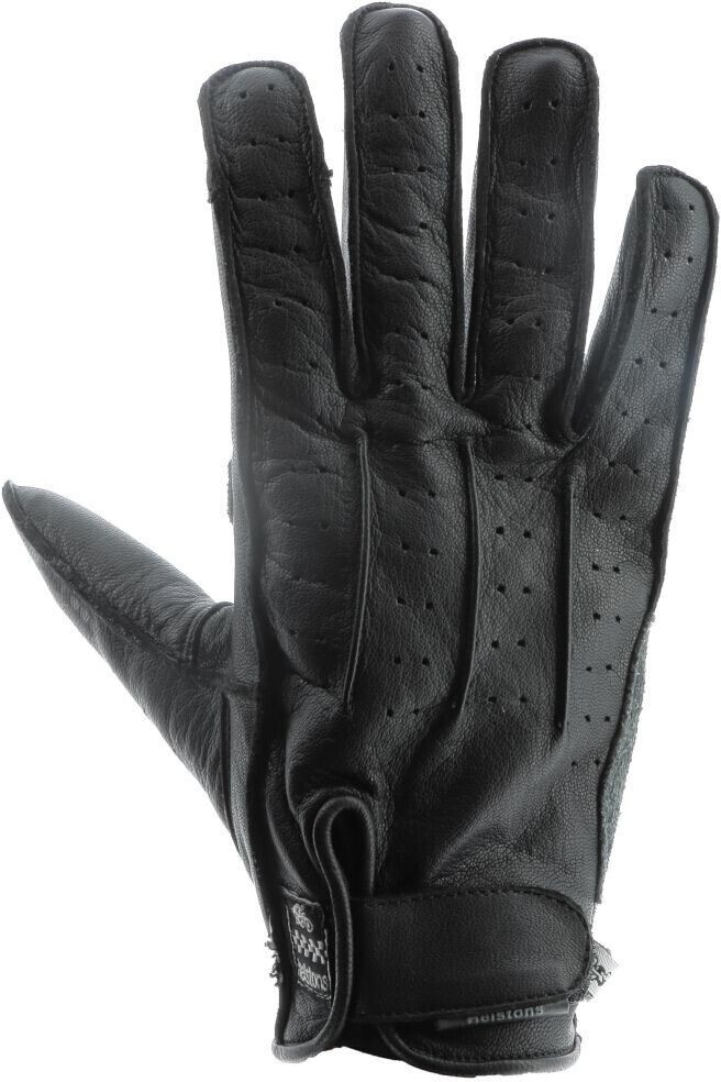 Helston's Oscar Air perforated Gloves black/grey