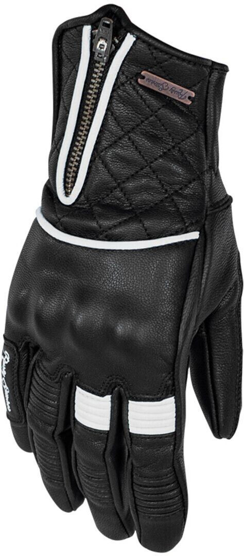 Rusty Stitches Lilly Lady Gloves black/white
