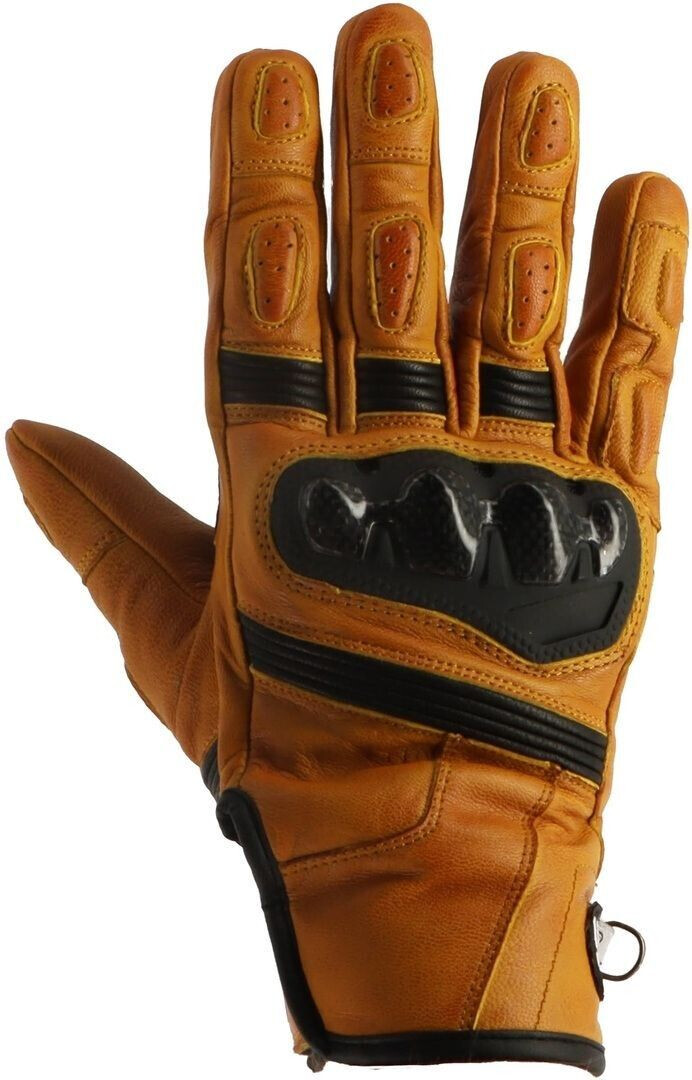 Helston's Sport perforated Gloves black/gold