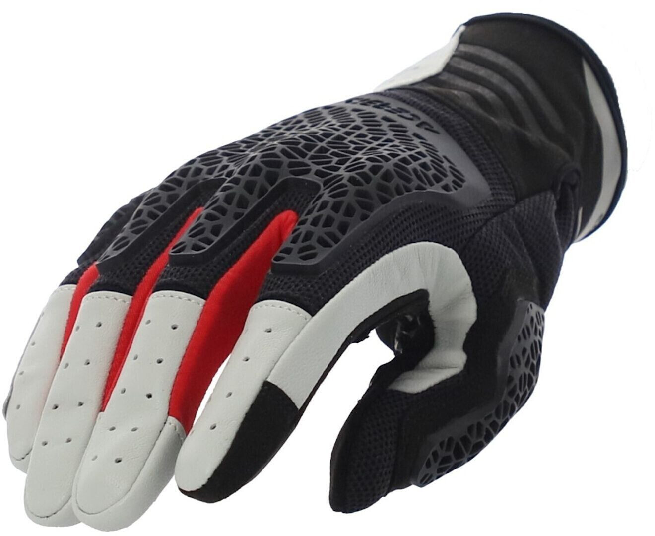 Acerbis Crossover Gloves black/grey/red
