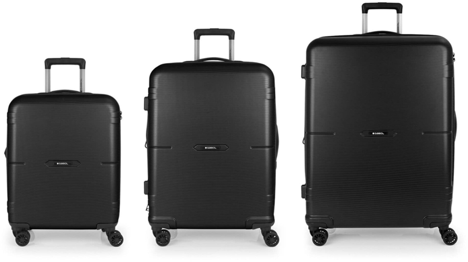 Gabol Bari 4-Wheel-Trolley Set 3-teilig (123601) black