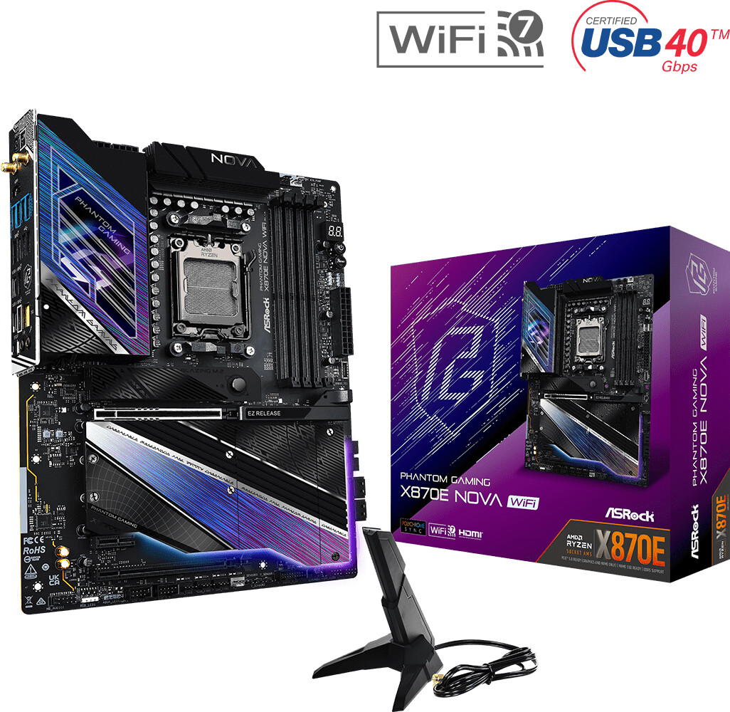 ASRock X870E Nova WiFi