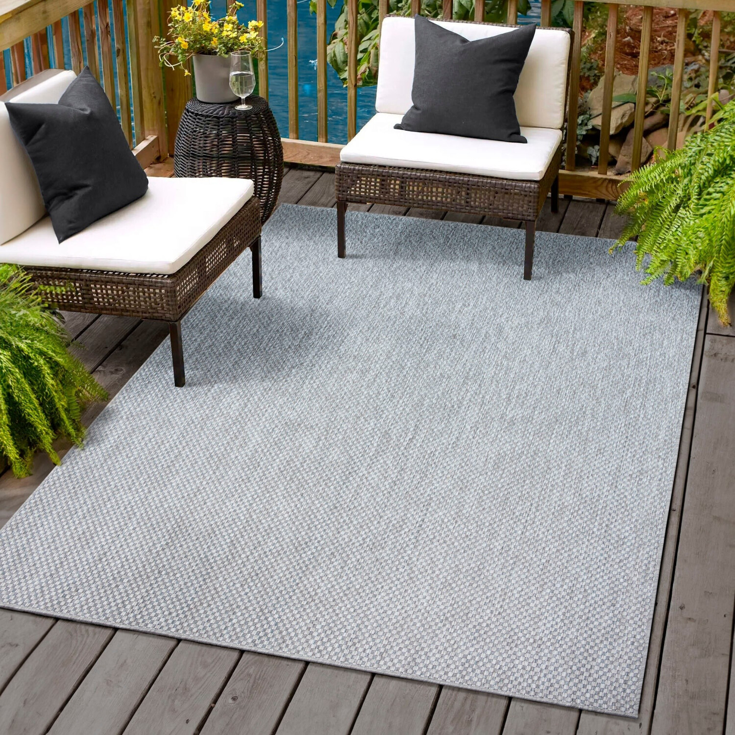 Tapis Moderne Rug Lignes Simples Gris Noir Rose Antidérapant Salon
