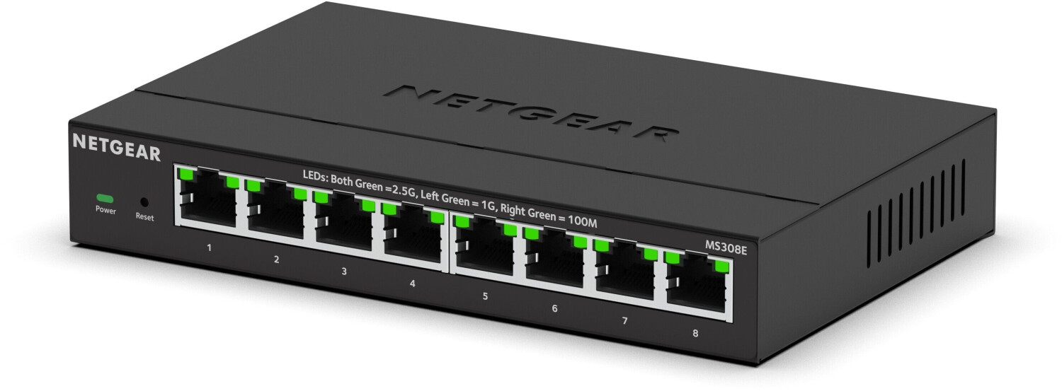 Netgear 8-Port 2.5G Multi-Gigabit Switch (MS308E)