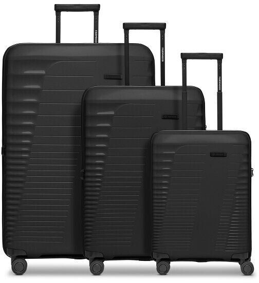 Farmhood Eco Edition 4-Wheel-Trolley Set 3-pieces (FH03004) black
