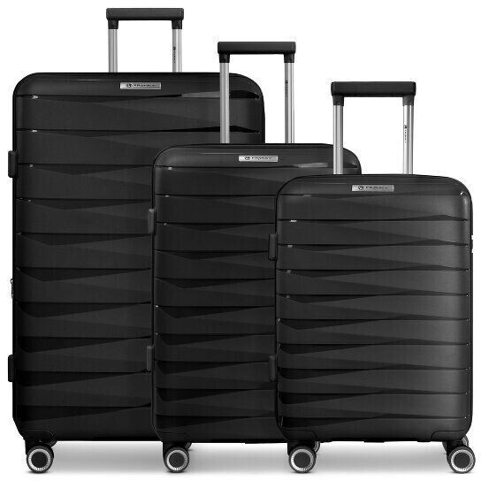 Franky London 4-Wheel-Trolley Set 3-pieces (FRA12360)