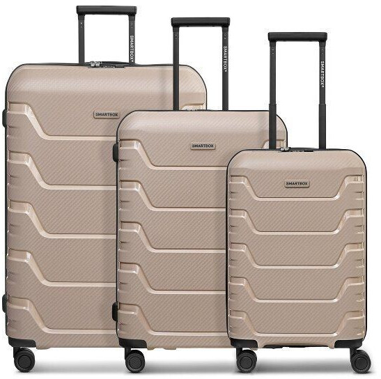Smartbox Edition 01 The Three Set 4-Wheel-Trolley Set 3-pieces (SB12304) beige