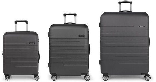 Gabol Escape 4-Wheel-Trolley Set 3-pieces (124101) gris