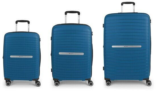 Gabol Shinyuu 4-Wheel-Trolley Set 3-pieces (124301) azul