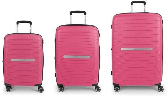 Gabol Shinyuu 4-Wheel-Trolley Set 3-pieces (124301) pink