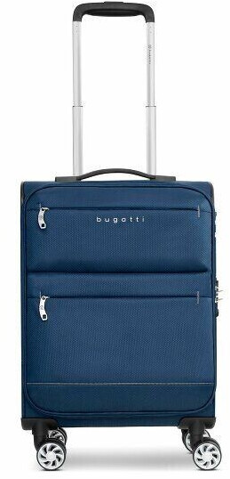 Bugatti Go Light Soft 4-Wheel-Trolley 54 cm (12357) blue