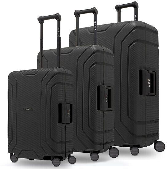 REDOLZ Essentials 15 4-Wheel-Trolley Set 3-pieces (RD12393) deep black