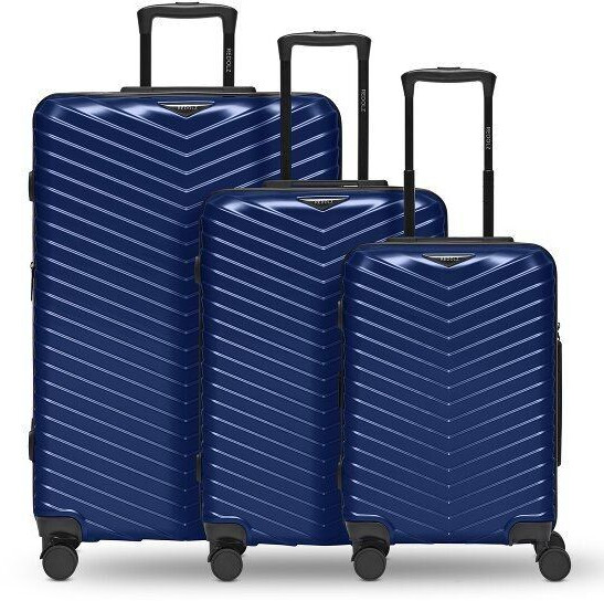 REDOLZ Essentials 18 4-Wheel-Trolley Set 3-pieces (RD12422) metallic/blue shiny