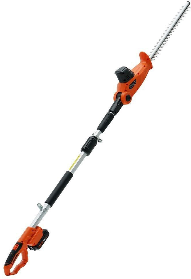 VEVOR Telescopic hedge trimmer 46cm incl. charger