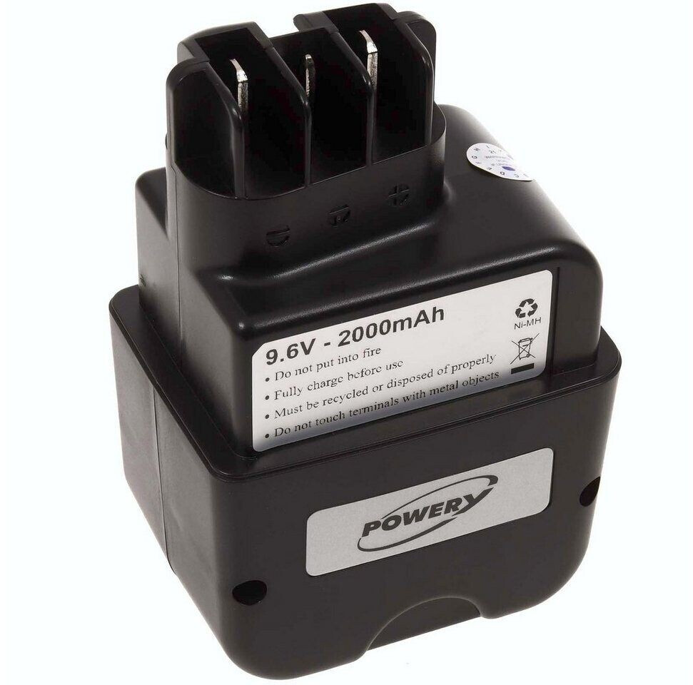 Powery Powery Akku für Metabo Heckenschere HS A 8033 - back view