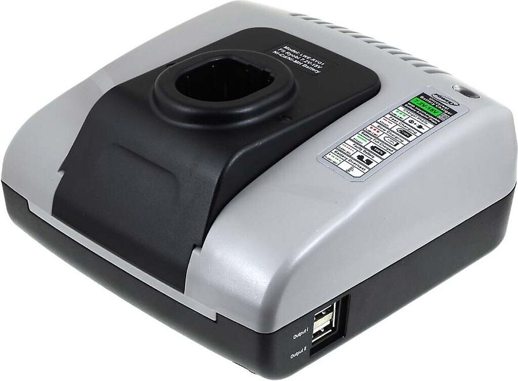 Powery Powery Akku-Ladegerät mit USB für Ryobi One+ Akku-Heckenschere OHT-1845 - Product image 1 of 3