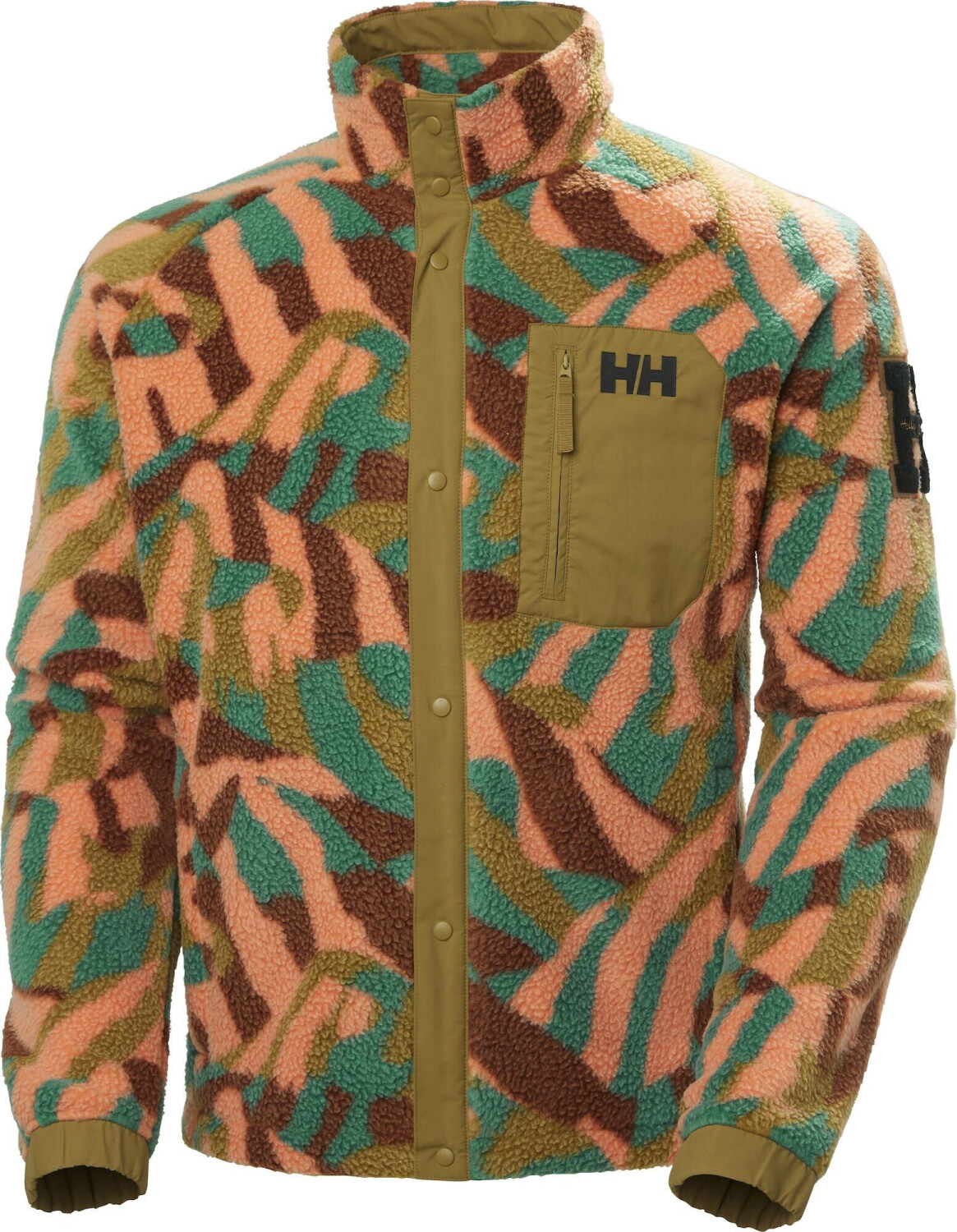 Helly Hansen Panorama Printed Pile Snap (63359) iron oxide