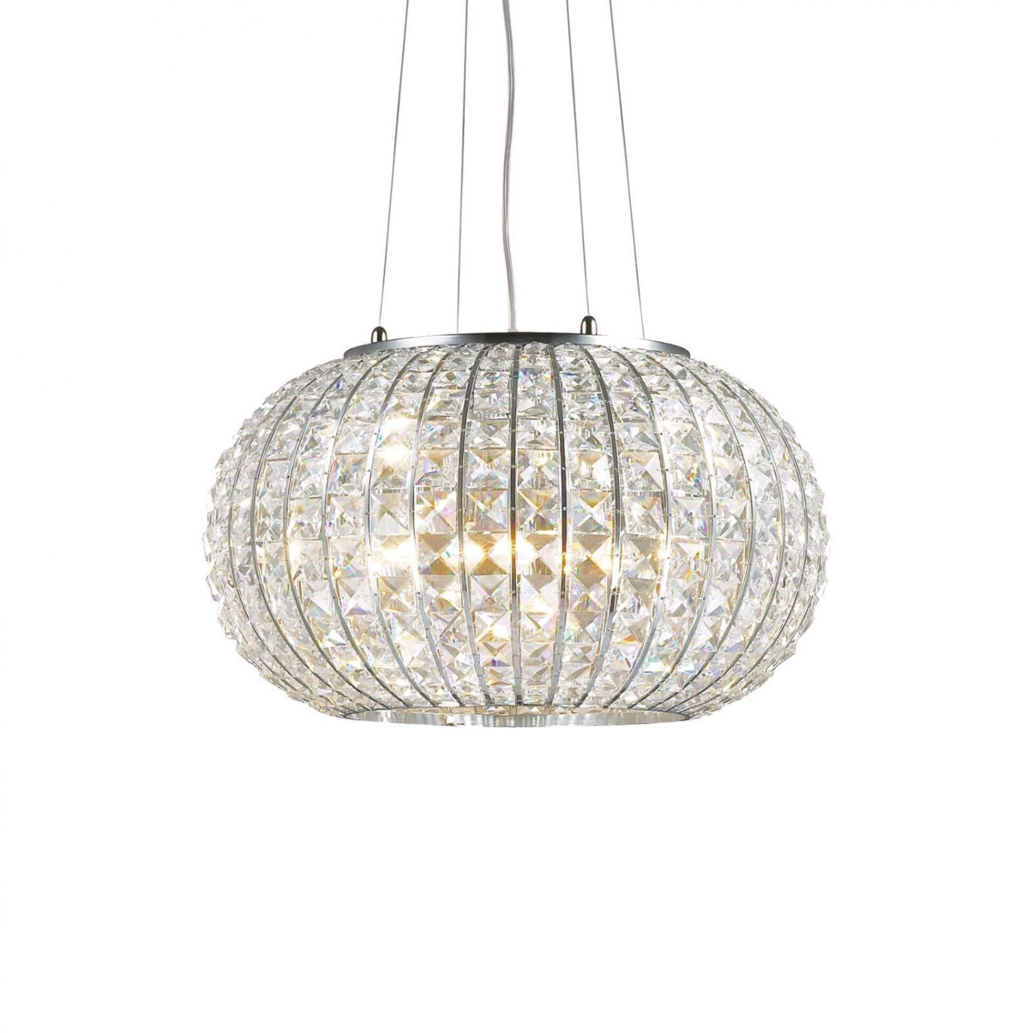 IDEAL LUX CALYPSO pendant light E27 5-way ⌀420mm dimmable Chrome 044200