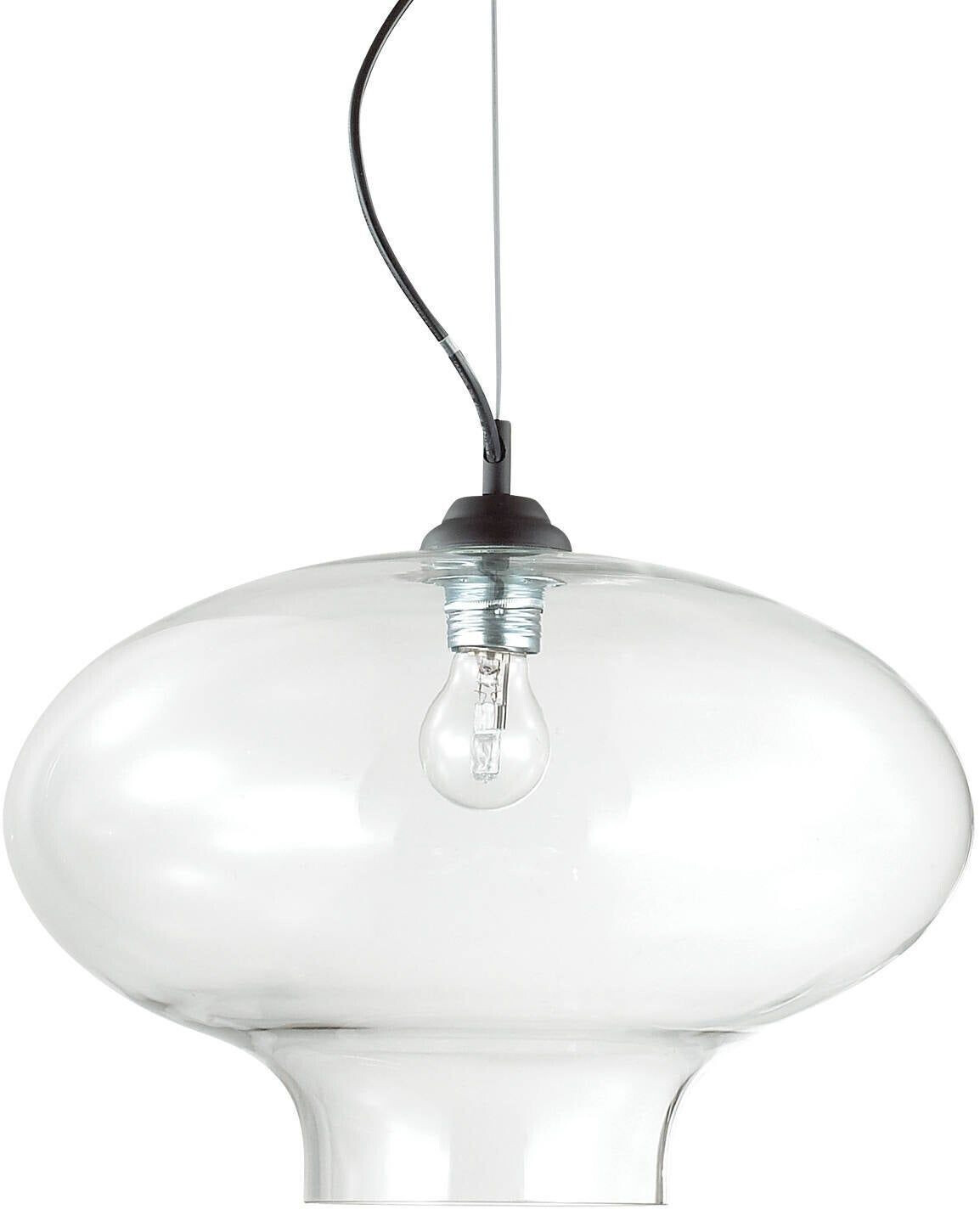 IDEAL LUX BISTRO' pendant light E27 ⌀400mm dimmable clear 120898