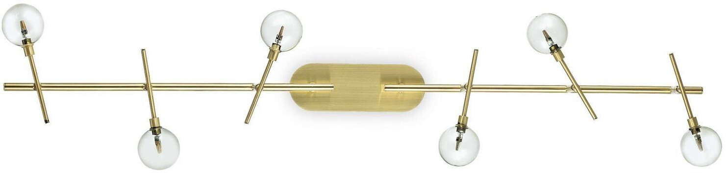 IDEAL LUX MARACAS G4 ceiling light 6x brass warm white 200361