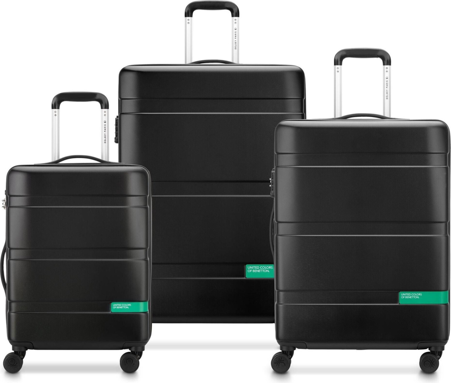 DELSEY PARIS Ensemble De 3 Trolleys Ucb Now Hardside 94l black