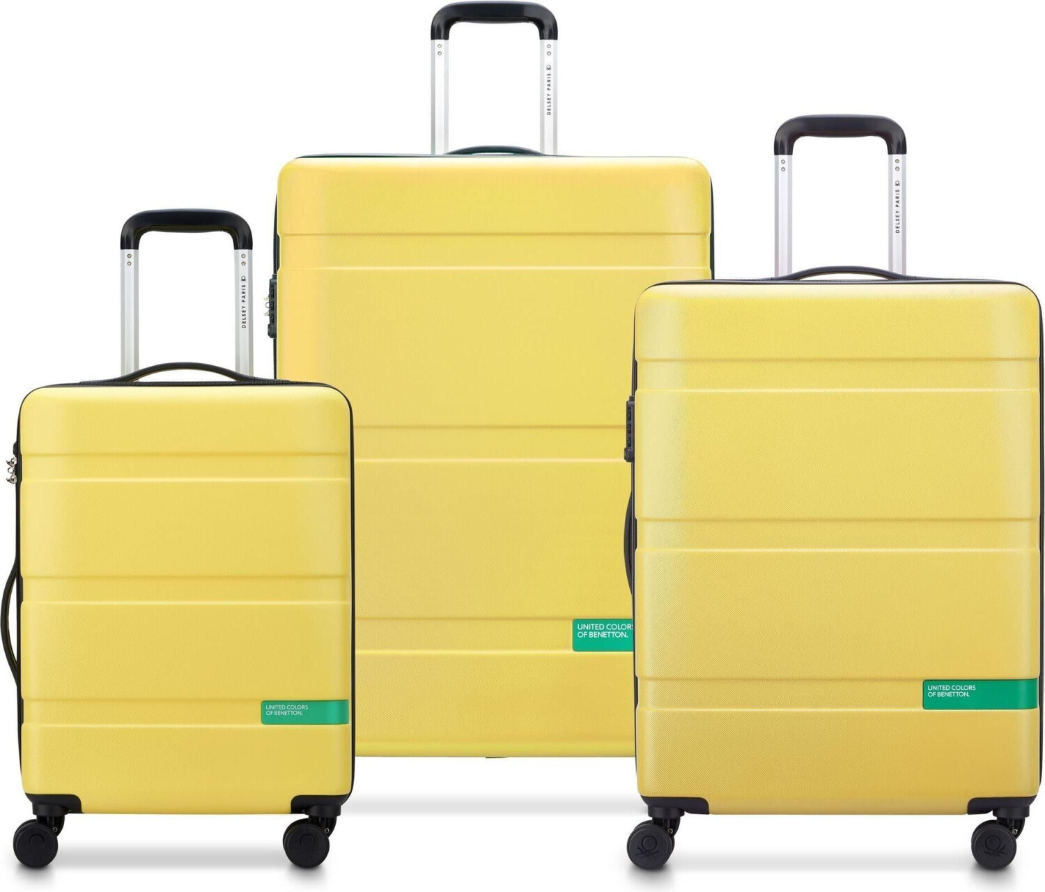 DELSEY PARIS Ensemble De 3 Trolleys Ucb Now Hardside 94l yellow