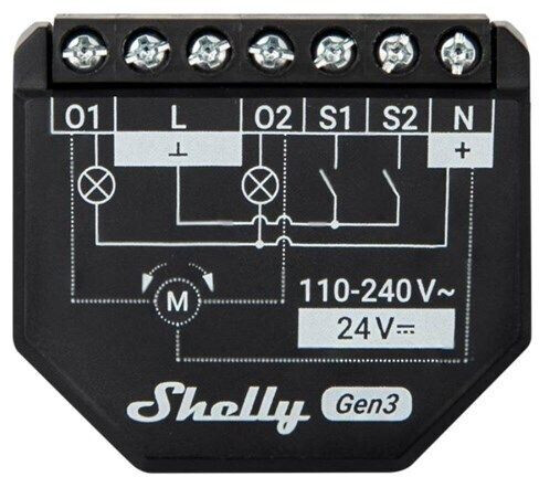 Shelly Plus 2PM Gen3 Single