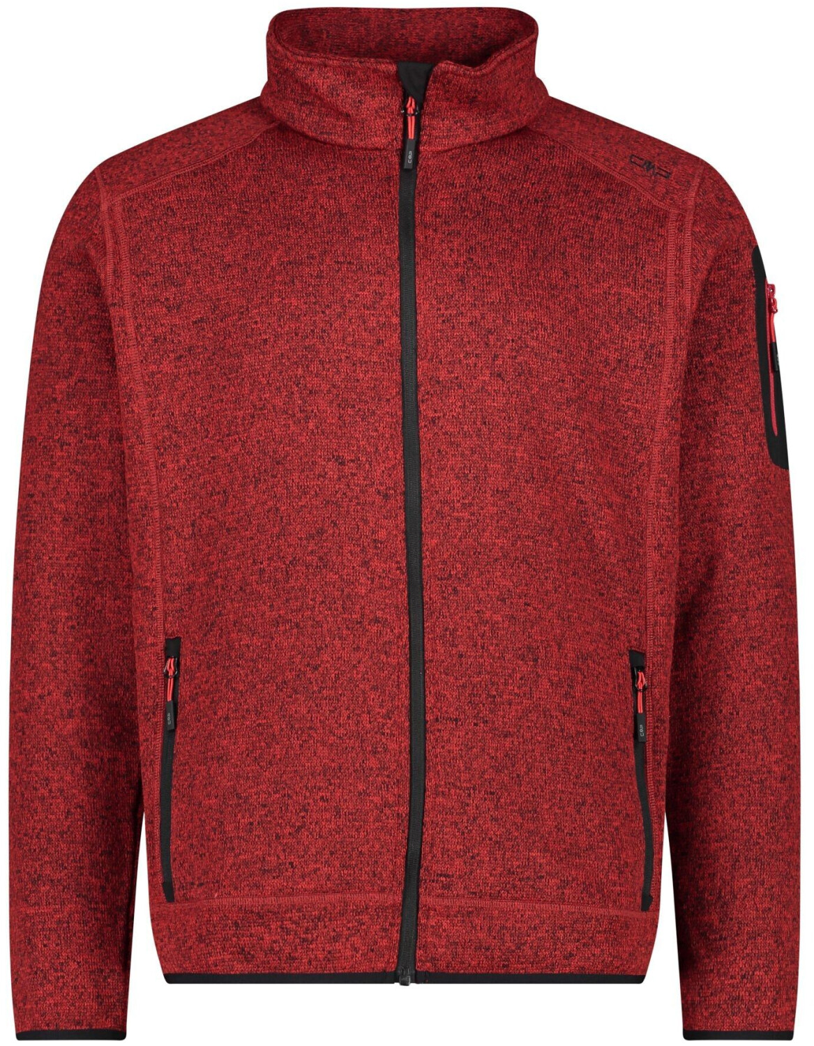 CMP Men Fleece Jacket (3H60747N) chili/nero