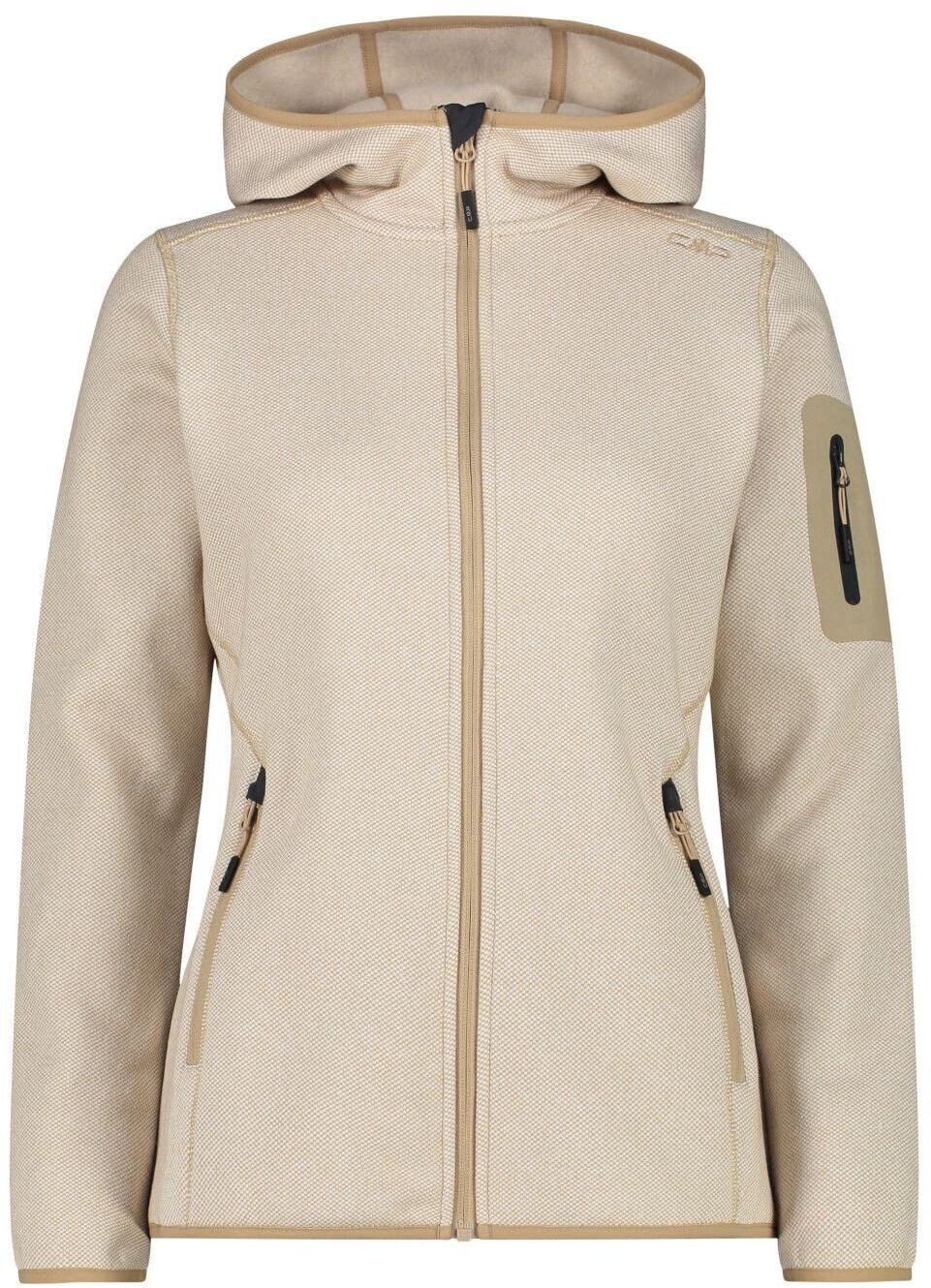 CMP Woman Fleece Jacket (3H14746) b.co gesso/sesamo