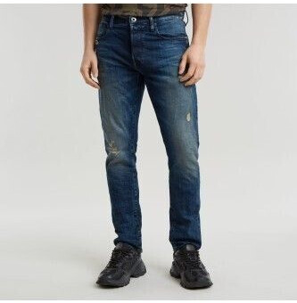 G-Star 3301 Slim Jeans worn in mountain dusk destroyed