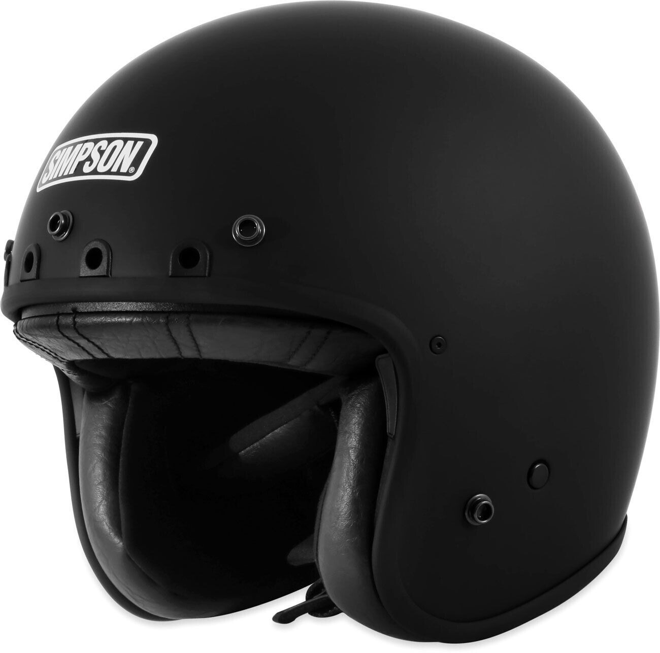Simpson Chopper Jet Helmet matt black