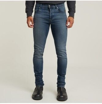 G-Star 3301 Slim Jeans worn in yukon blue