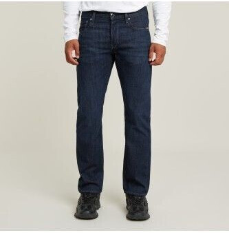 G-Star 3301 Straight Jeans (51002) worn in deep marine C602
