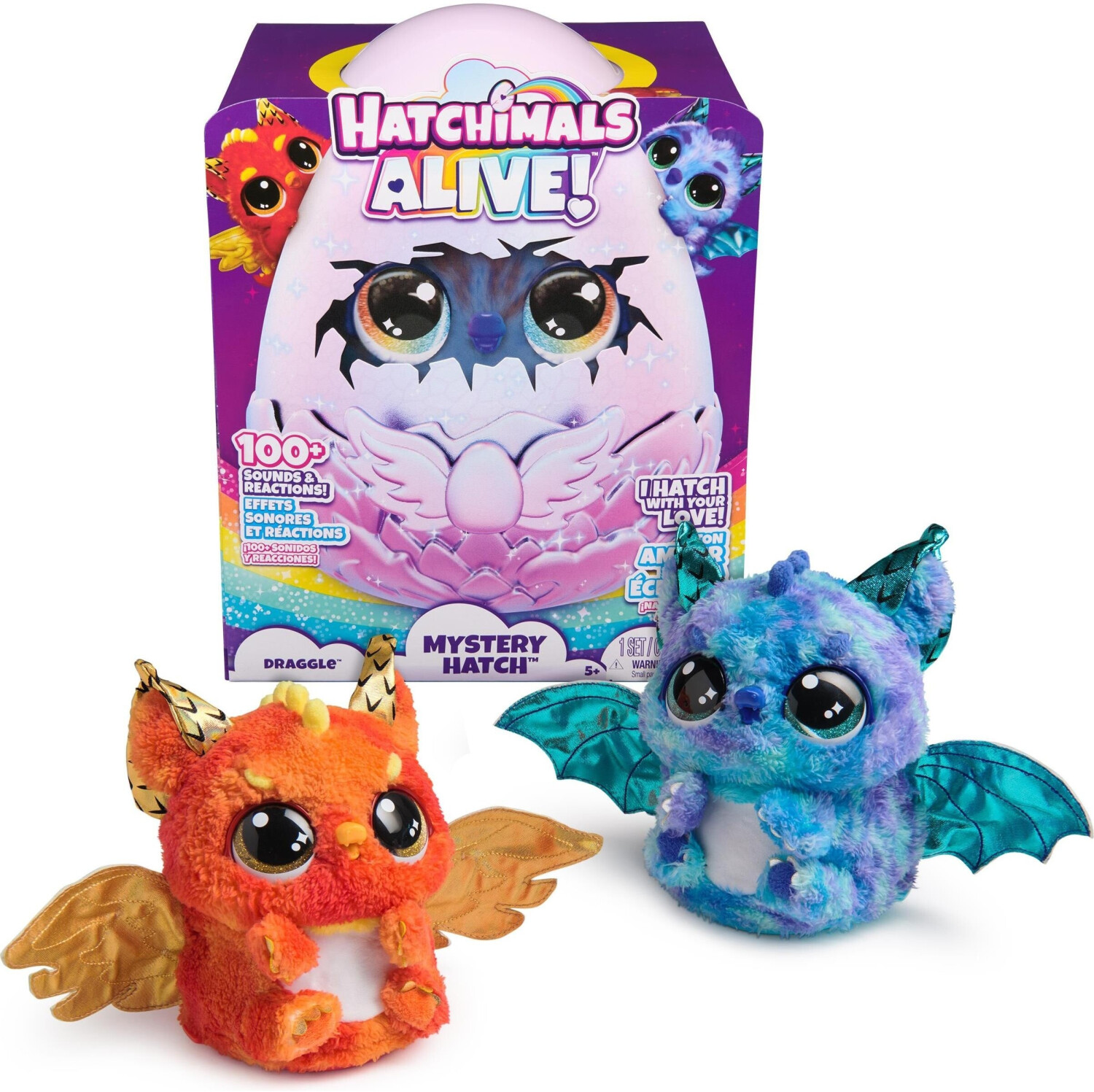 Spin Master Hatchimals Alive Mystery Hatch Draggle