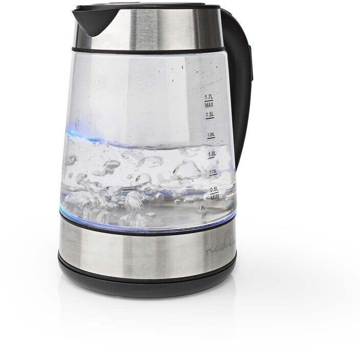 Nedis Bouilloire en verre 1,7 L
