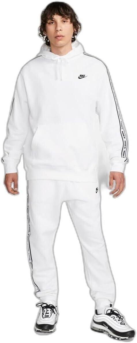 Nike Sportswear Essential Fleece Hooded Track Suit white ab 109 99 Preisvergleich bei idealo