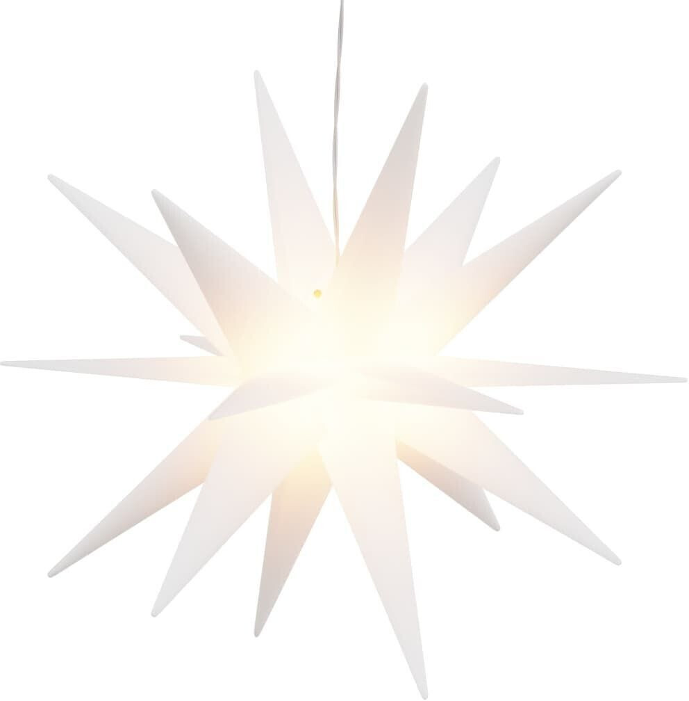 vidaXL LED Christmas stars 3 pieces foldable white 43 cm