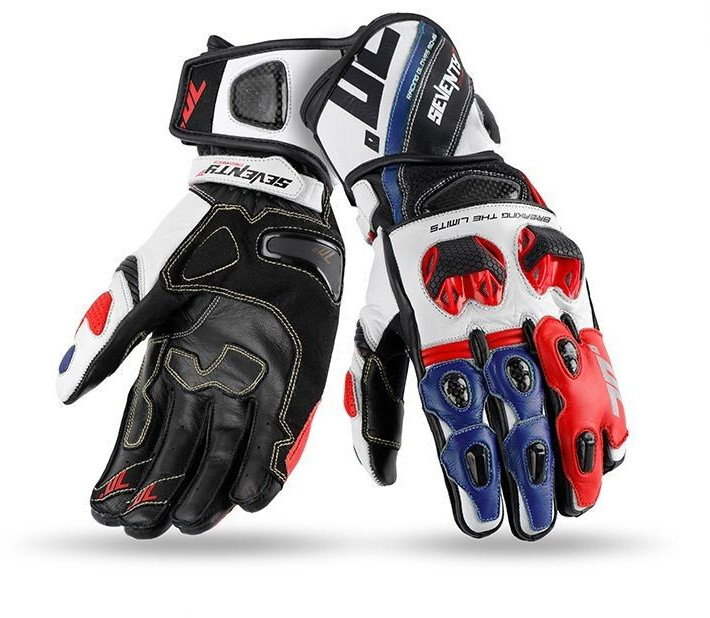 Seventy Degrees SD-R12 Racing Gloves black/white/blue/red