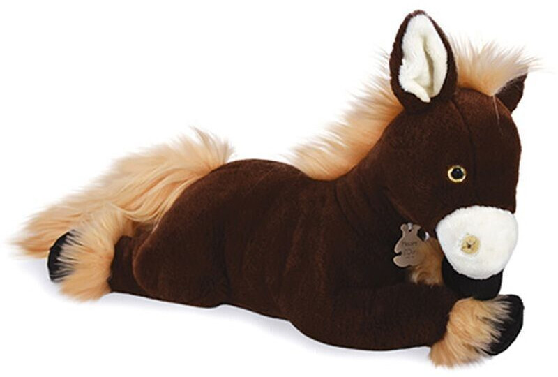 Histoire d'Ours Peluche cheval marron foncé 35 cm