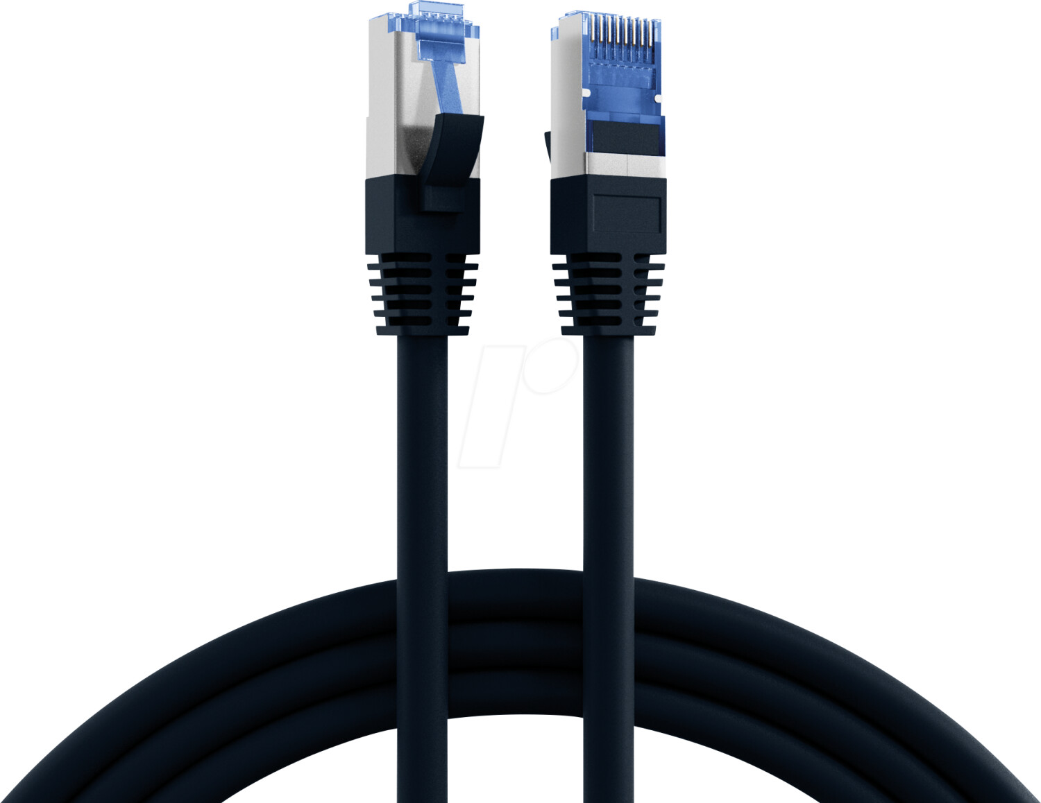 EFB-Elektronik RJ45 Patchkabel Cat.6A S/FTP TPECat.7 superflex schwarz 20m (K5525FSW.20)
