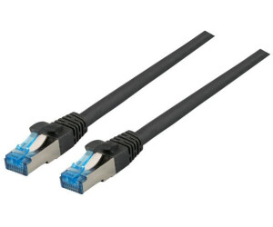 EFB-Elektronik RJ45 Patchkabel Cat.6A S/FTP TPECat.7 superflex schwarz 2m (K5525FSW.2)