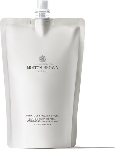 Molton Brown Delicious Rhubarb & Rose Bath & Shower Gel Refill 400ml