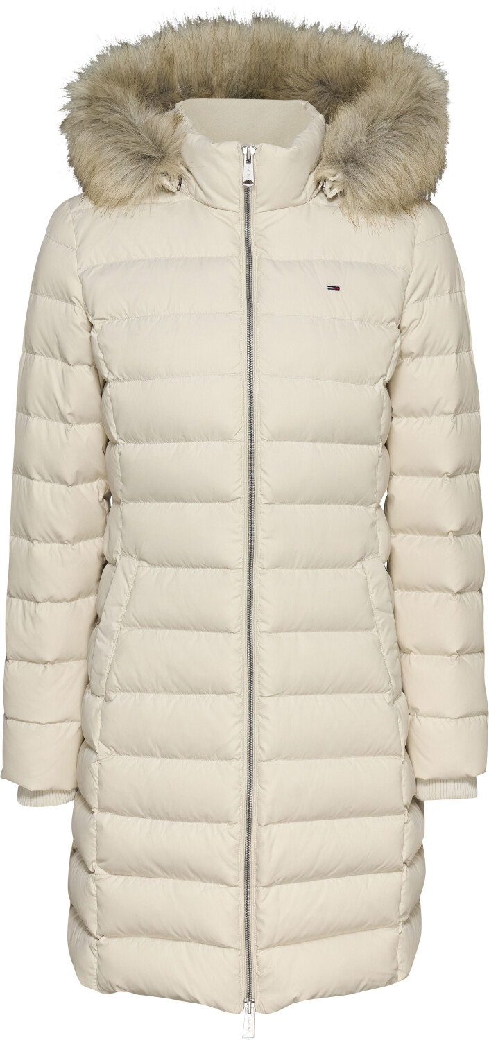 Tommy Hilfiger Hooded Down Coat (DW0DW18864) ecru