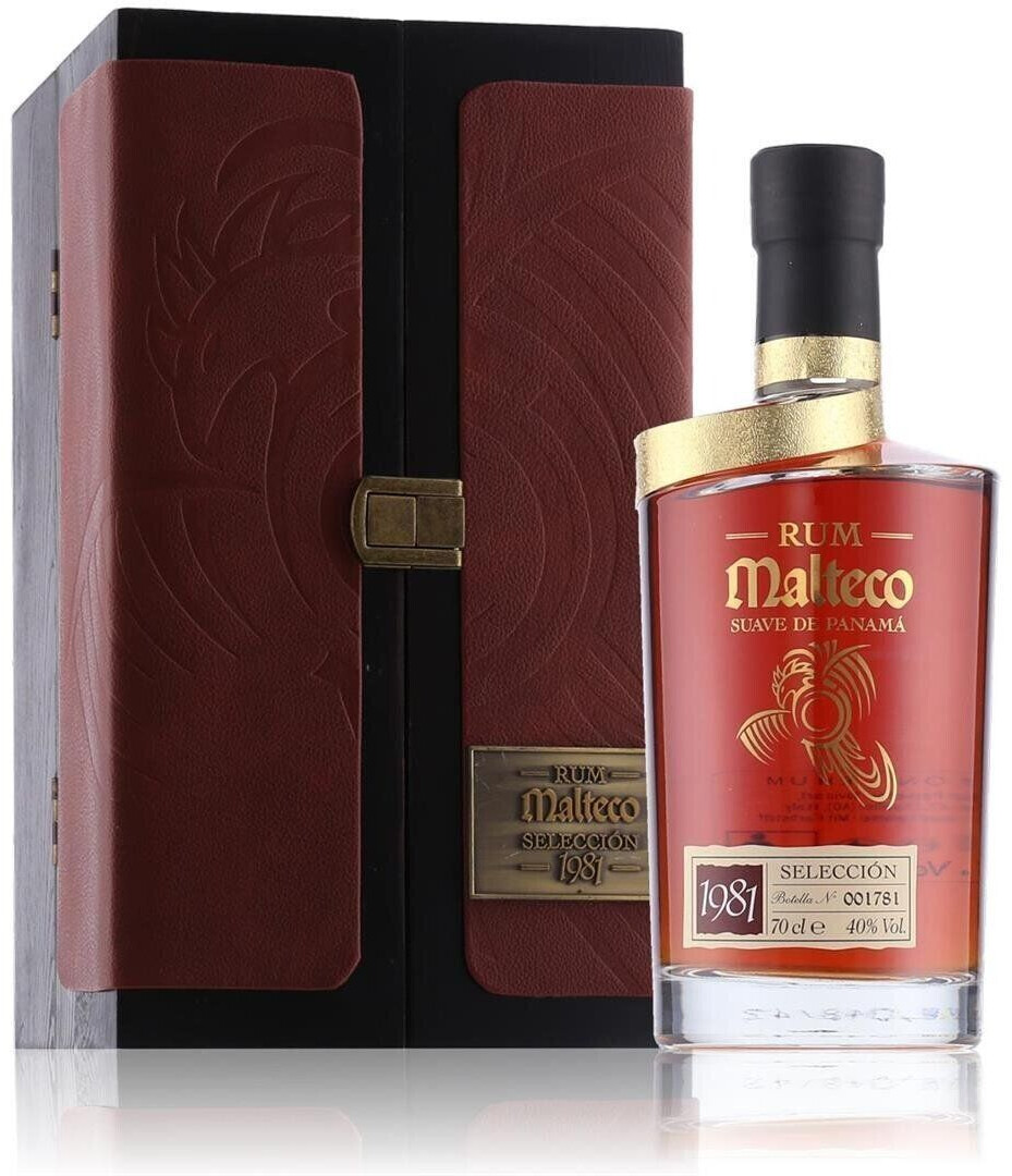 Malteco Seleccion 1981 Rum in wooden gift box 0.7l 40%